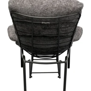 New KARE Design Armchair + Stool Vienna Swing Grey
