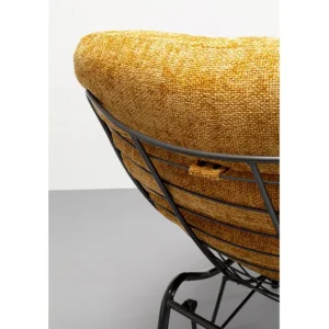 New KARE Design Armchair + Stool Vienna Swing Yellow