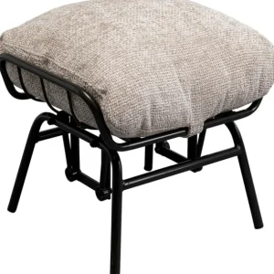 Outlet KARE Design Armchair + Stool Vienna Swing Beige