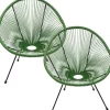Clearance KARE Design Armchair Acapulco Green 2/Set