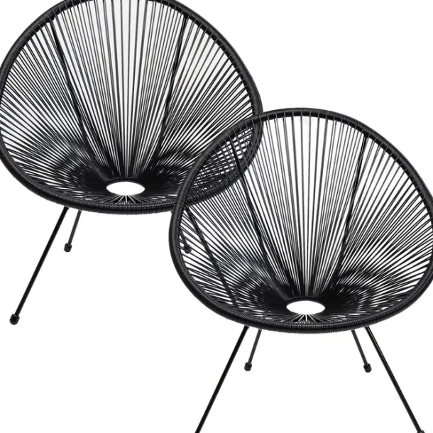 armchair_acapulco_mono_bl_0-1.webp Discount KARE Design Armchair Acapulco Mono Black 2/Set