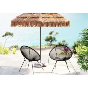 Discount KARE Design Armchair Acapulco Mono Black 2/Set