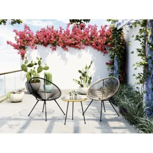 Hot KARE Design Armchair Acapulco Mono Black