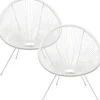 Online KARE Design Armchair Acapulco Mono White 2/Set