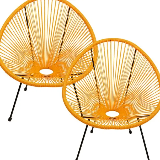 armchair_acapulco_orange__0.webp Best KARE Design Armchair Acapulco Orange 2/set