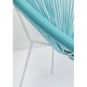 Outlet KARE Design Armchair Acapulco Turquoise 2/Set