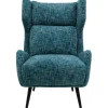 Clearance KARE Design Armchair Arne Light Blue