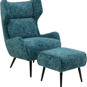 Clearance KARE Design Armchair Arne Light Blue