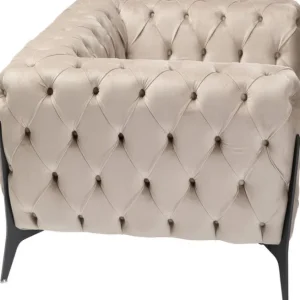 Sale KARE Design Armchair Bellissima Velvet Taupe 120cm