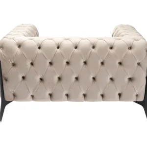 Sale KARE Design Armchair Bellissima Velvet Taupe 120cm