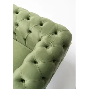 Online KARE Design Armchair Bellissima Velvet Green 120cm
