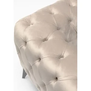 Sale KARE Design Armchair Bellissima Velvet Taupe 120cm