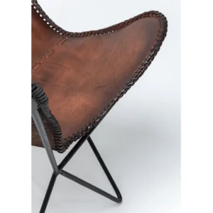 Sale KARE Design Armchair Butterfly Brown Econo