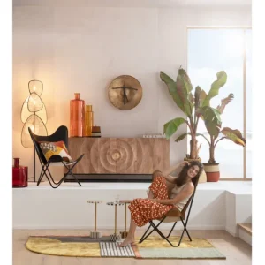 Discount KARE Design Armchair California Leather Black