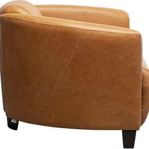 Fashion KARE Design Armchair Cigar Lounge Smart Leather Light Brown