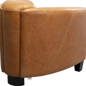 Fashion KARE Design Armchair Cigar Lounge Smart Leather Light Brown