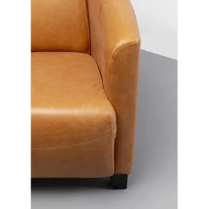 Fashion KARE Design Armchair Cigar Lounge Smart Leather Light Brown