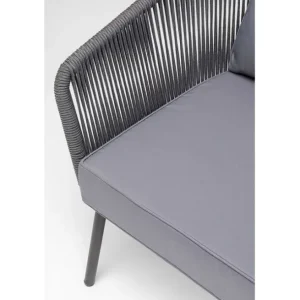 Fashion KARE Design Armchair Elba Grey