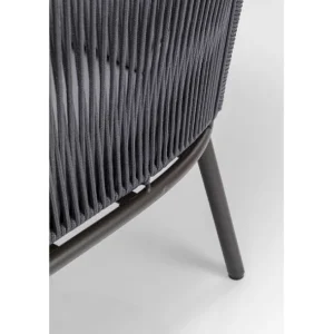 Fashion KARE Design Armchair Elba Grey