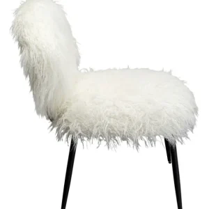 Fashion KARE Design Armchair Hairy White