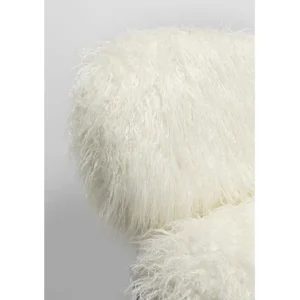 Fashion KARE Design Armchair Hairy White