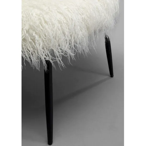 armchair_hairy_white_7.webp Fashion KARE Design Armchair Hairy White