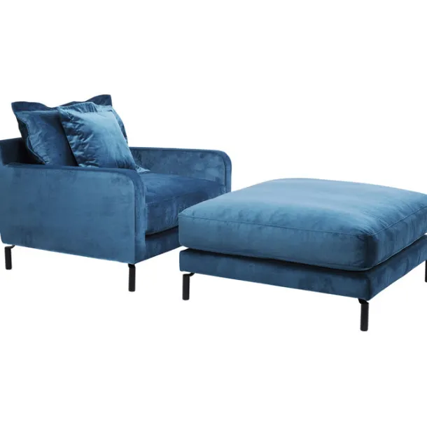 armchair_lullaby_bluegree_6.webp Hot KARE Design Armchair Lullaby Bluegreen