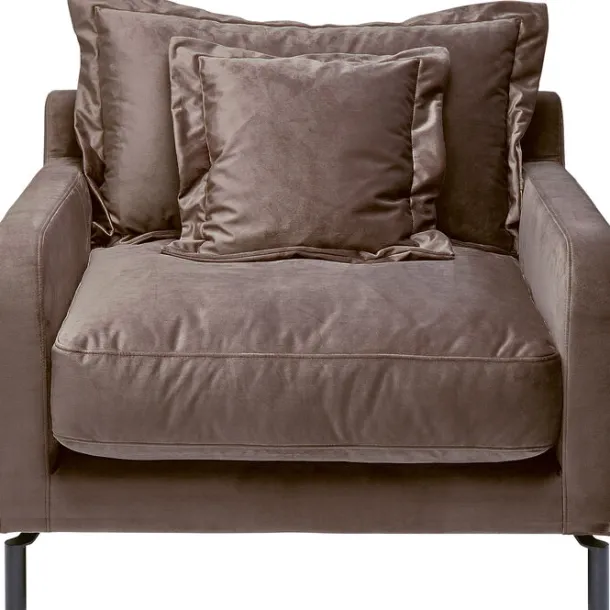 armchair_lullaby_taupe_0.webp Outlet KARE Design Armchair Lullaby Taupe
