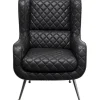 Hot KARE Design Armchair Nonna Smart Leather Black