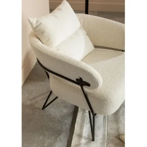 Clearance KARE Design Armchair Peppo White