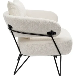Clearance KARE Design Armchair Peppo White