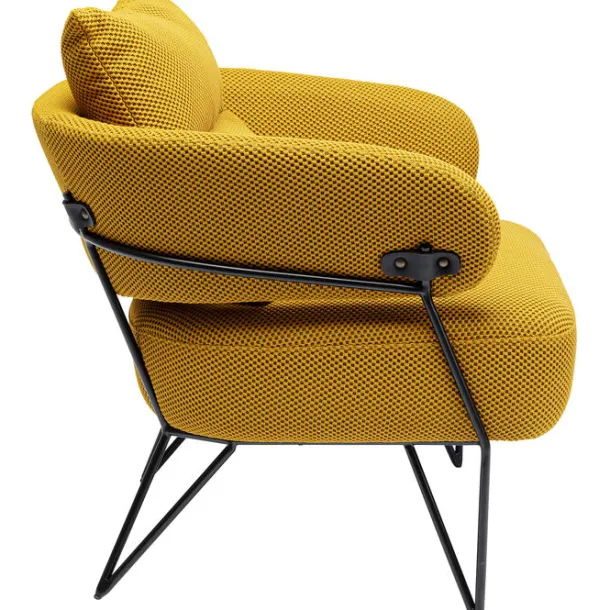 armchair_peppo_yellow_5.webp Discount KARE Design Armchair Peppo Yellow