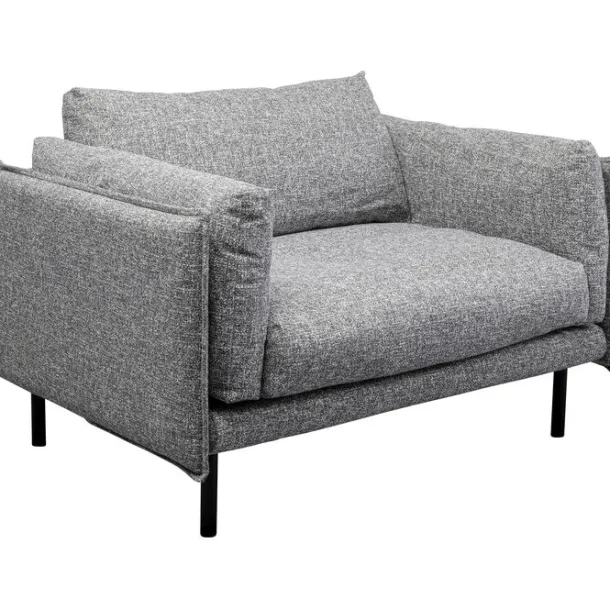 armchair_pola_grey_1.webp Best KARE Design Armchair Pola Grey