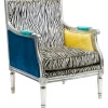 Clearance KARE Design Armchair Regency Zebra