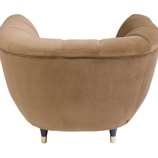 armchair_spectra_velvet_b_3.webp Clearance KARE Design Armchair Spectra Velvet Brown