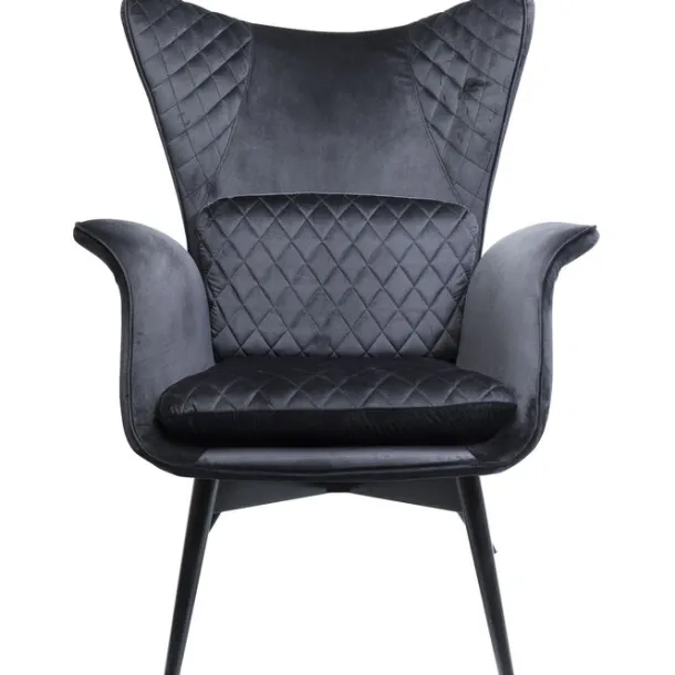 armchair_tudor_velvet_bla_0.webp Outlet KARE Design Armchair Tudor Velvet Black