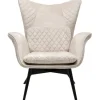 Online KARE Design Armchair Tudor Velvet Creme