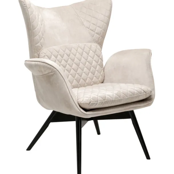 armchair_tudor_velvet_cre_1.webp Online KARE Design Armchair Tudor Velvet Creme