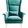 Outlet KARE Design Armchair Vegas Forever Bluegreen