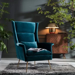 Outlet KARE Design Armchair Vegas Forever Bluegreen