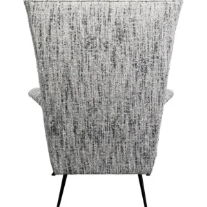 Sale KARE Design Armchair Vegas Forever Melange Salt & Pepper