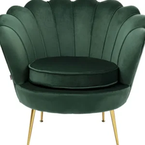 Online KARE Design Armchair Water Lily Gold Dark Green