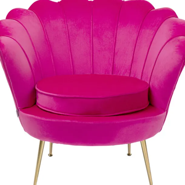 armchair_water_lily_gold__0-3.webp Outlet KARE Design Armchair Water Lily Gold Pink