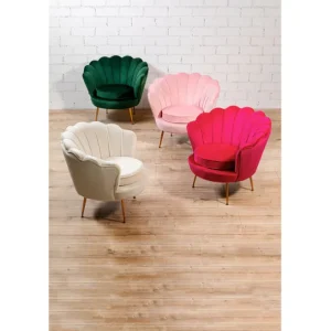 Online KARE Design Armchair Water Lily Gold Dark Green