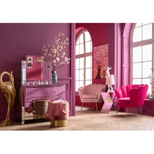 Hot KARE Design Armchair Water Lily Gold Rose