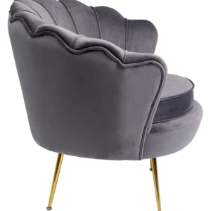 Online KARE Design Armchair Water Lily Gold Grey