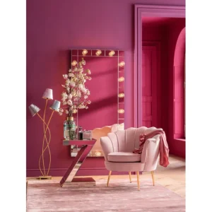 Hot KARE Design Armchair Water Lily Gold Rose