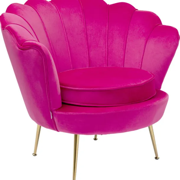 armchair_water_lily_gold__5-3.webp Outlet KARE Design Armchair Water Lily Gold Pink