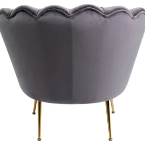 Online KARE Design Armchair Water Lily Gold Grey