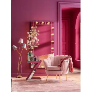 Hot KARE Design Armchair Water Lily Gold Rose